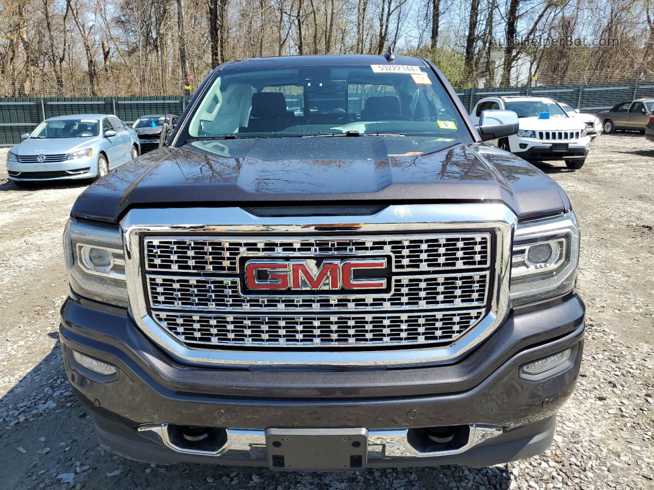 2016 Gmc Sierra K1500 Denali Черный vin: 3GTU2PEJ5GG245095