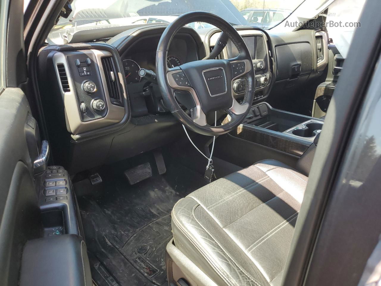 2016 Gmc Sierra K1500 Denali Черный vin: 3GTU2PEJ5GG245095