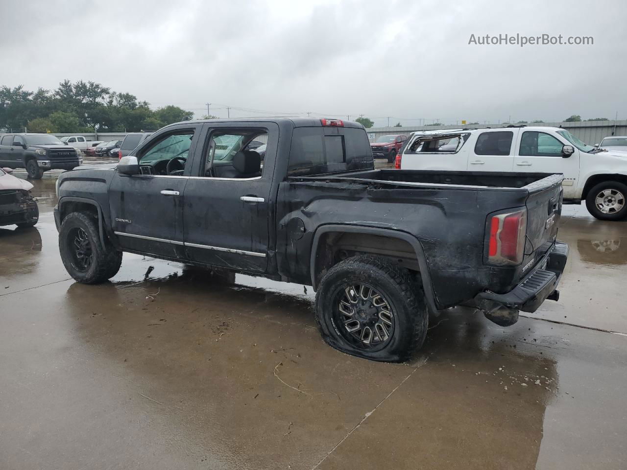 2016 Gmc Sierra K1500 Denali Black vin: 3GTU2PEJ6GG287792