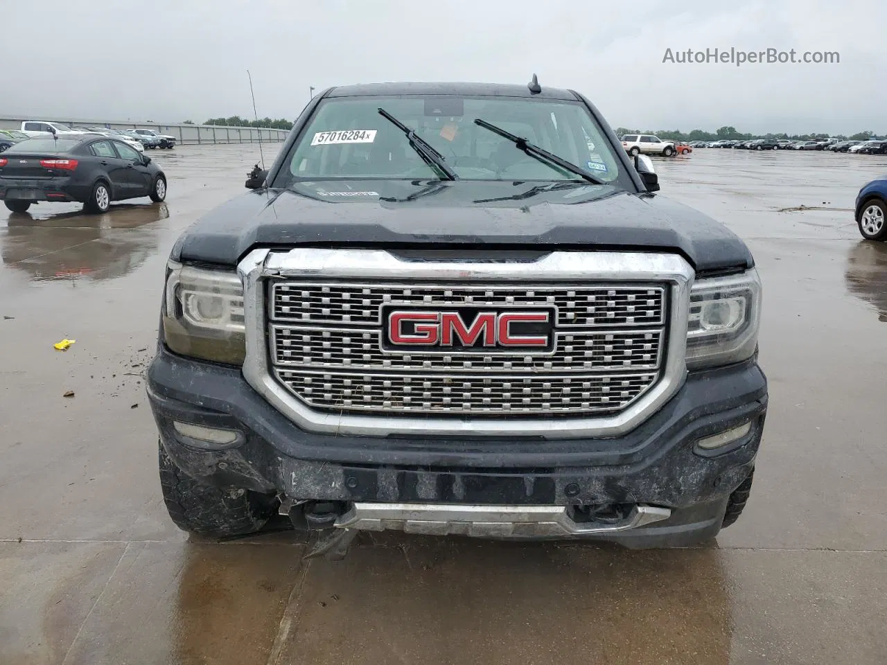 2016 Gmc Sierra K1500 Denali Черный vin: 3GTU2PEJ6GG287792