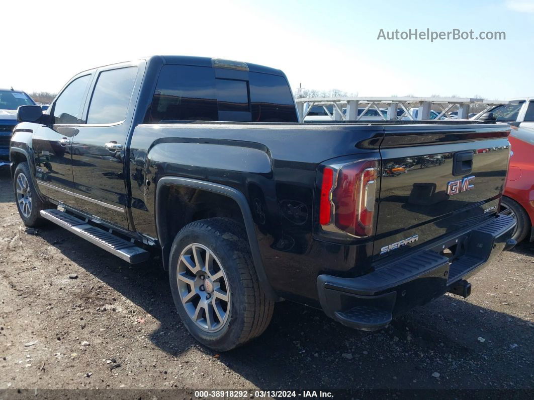 2016 Gmc Sierra 1500 Denali Black vin: 3GTU2PEJ8GG155259