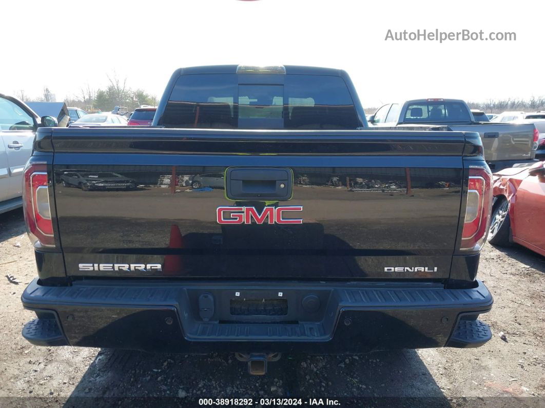 2016 Gmc Sierra 1500 Denali Black vin: 3GTU2PEJ8GG155259