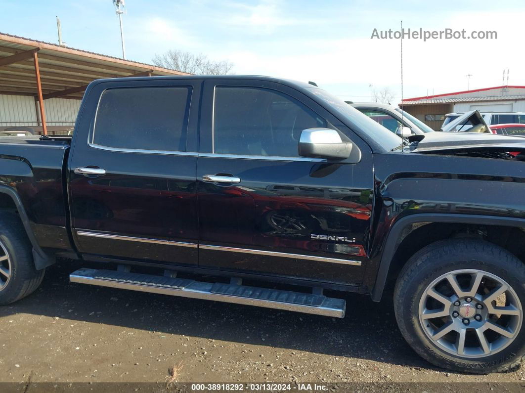 2016 Gmc Sierra 1500 Denali Black vin: 3GTU2PEJ8GG155259