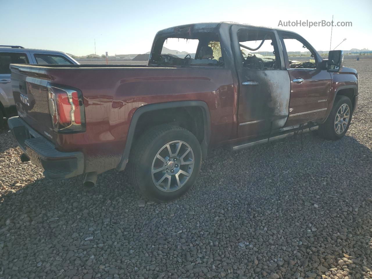 2016 Gmc Sierra K1500 Denali Red vin: 3GTU2PEJXGG245061