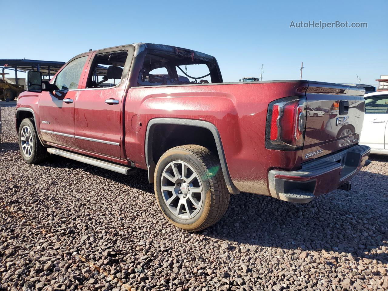 2016 Gmc Sierra K1500 Denali Красный vin: 3GTU2PEJXGG245061