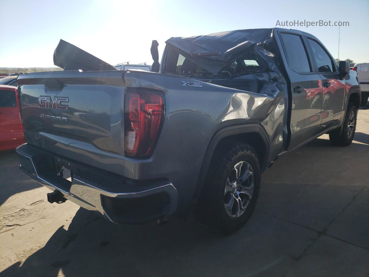 2020 Gmc Sierra K1500 Gray vin: 3GTU9AEF3LG436268