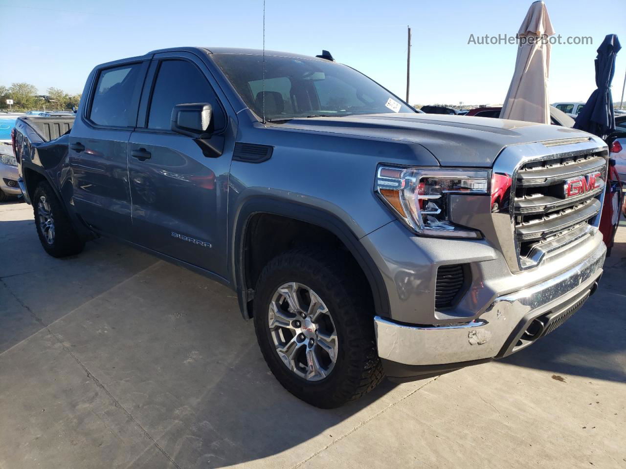 2020 Gmc Sierra K1500 Gray vin: 3GTU9AEF3LG436268