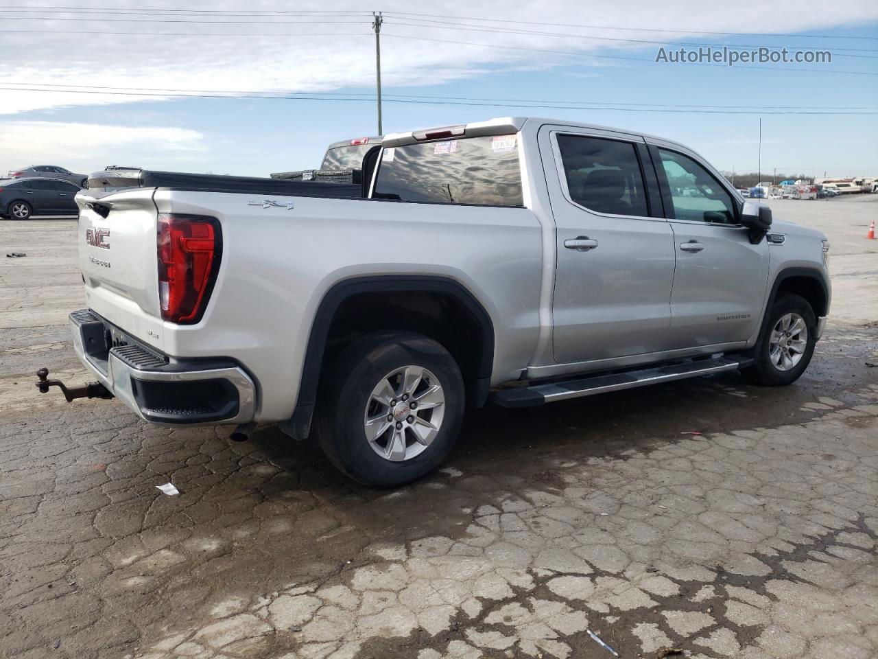 2020 Gmc Sierra K1500 Sle Silver vin: 3GTU9BED1LG175727