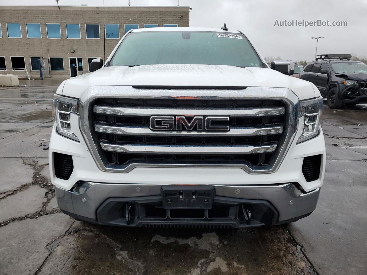 2020 Gmc Sierra K1500 Sle White vin: 3GTU9BED3LG344775