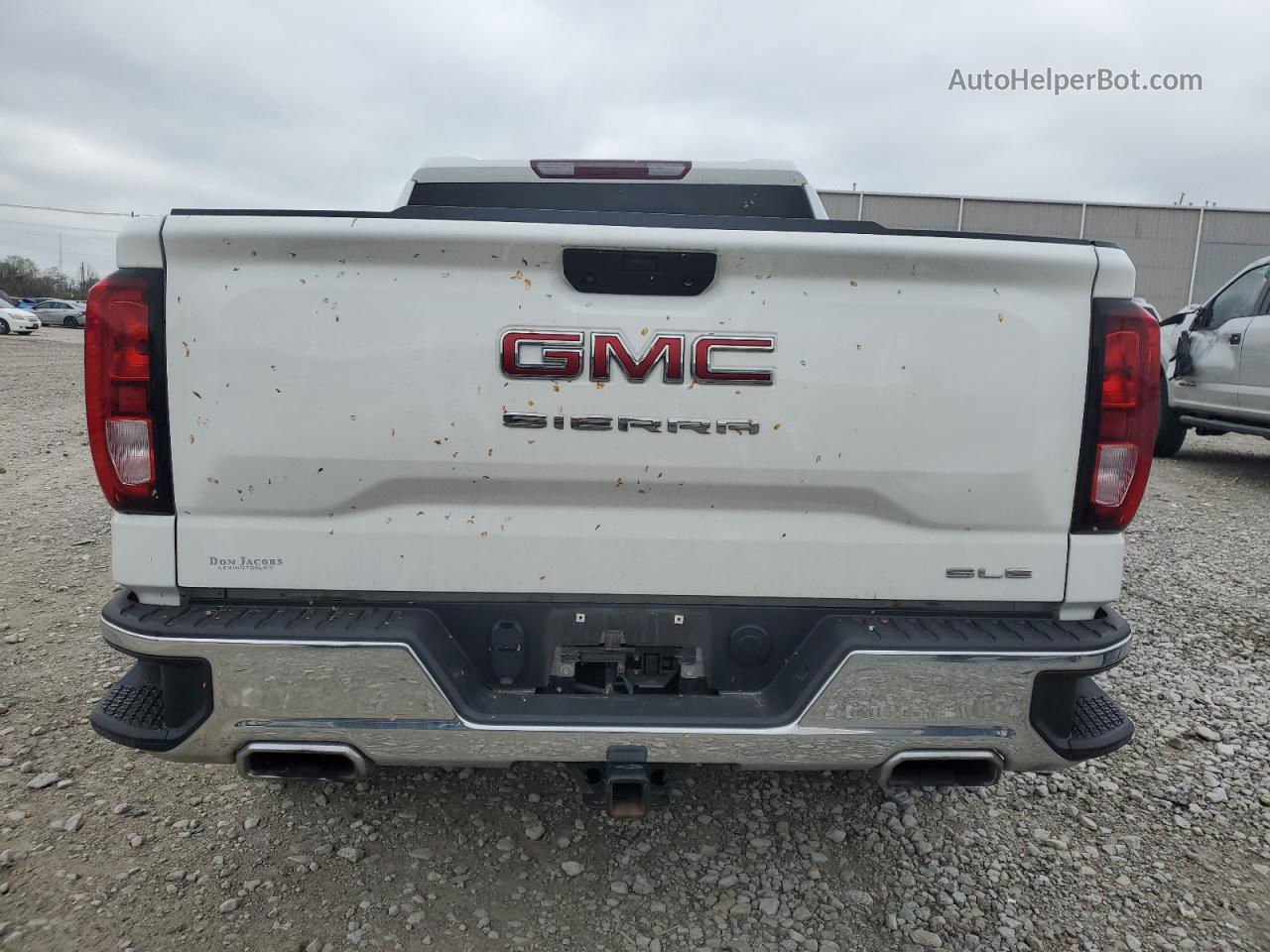 2020 Gmc Sierra K1500 Sle White vin: 3GTU9BED4LG317794