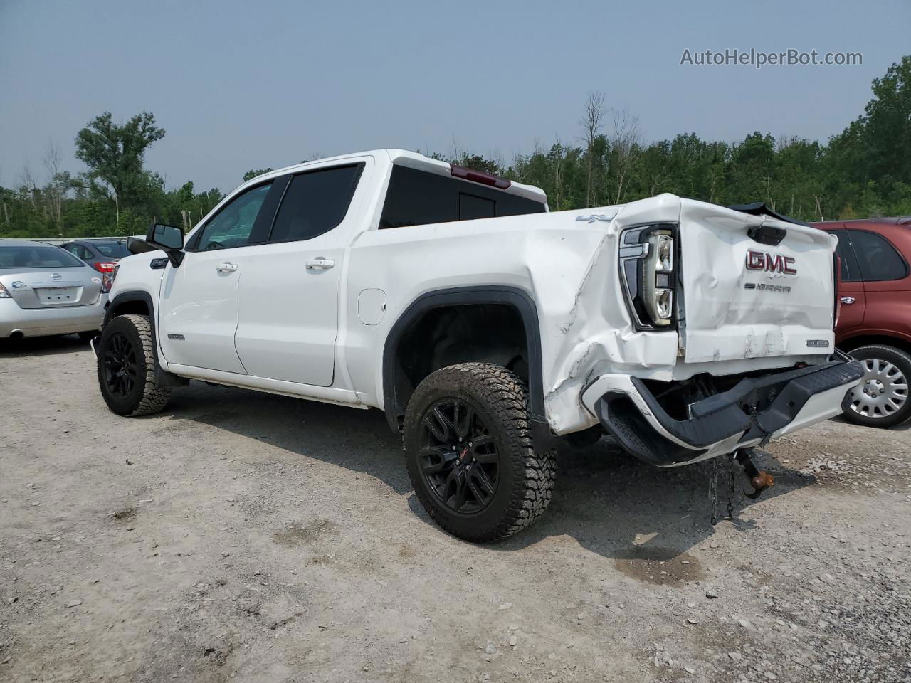 2020 Gmc Sierra K1500 Elevation White vin: 3GTU9CEDXLG179717