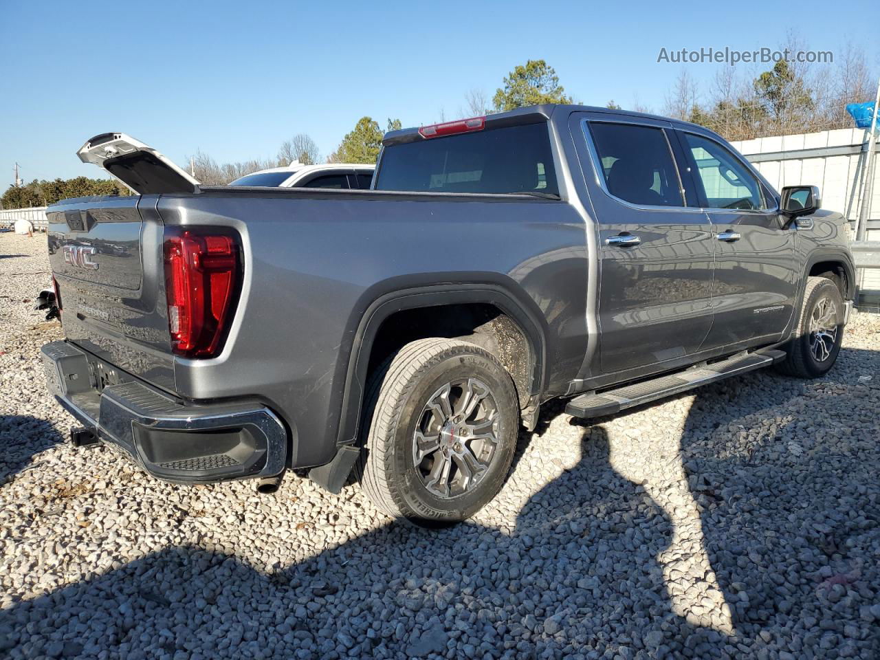 2020 Gmc Sierra K1500 Slt Gray vin: 3GTU9DED2LG101860