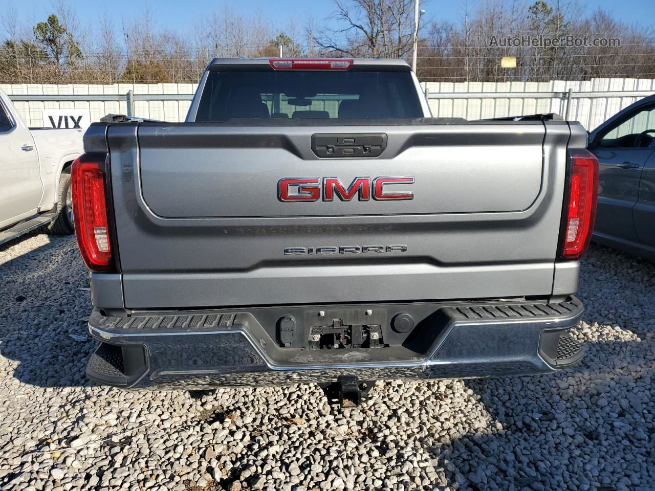 2020 Gmc Sierra K1500 Slt Gray vin: 3GTU9DED2LG101860