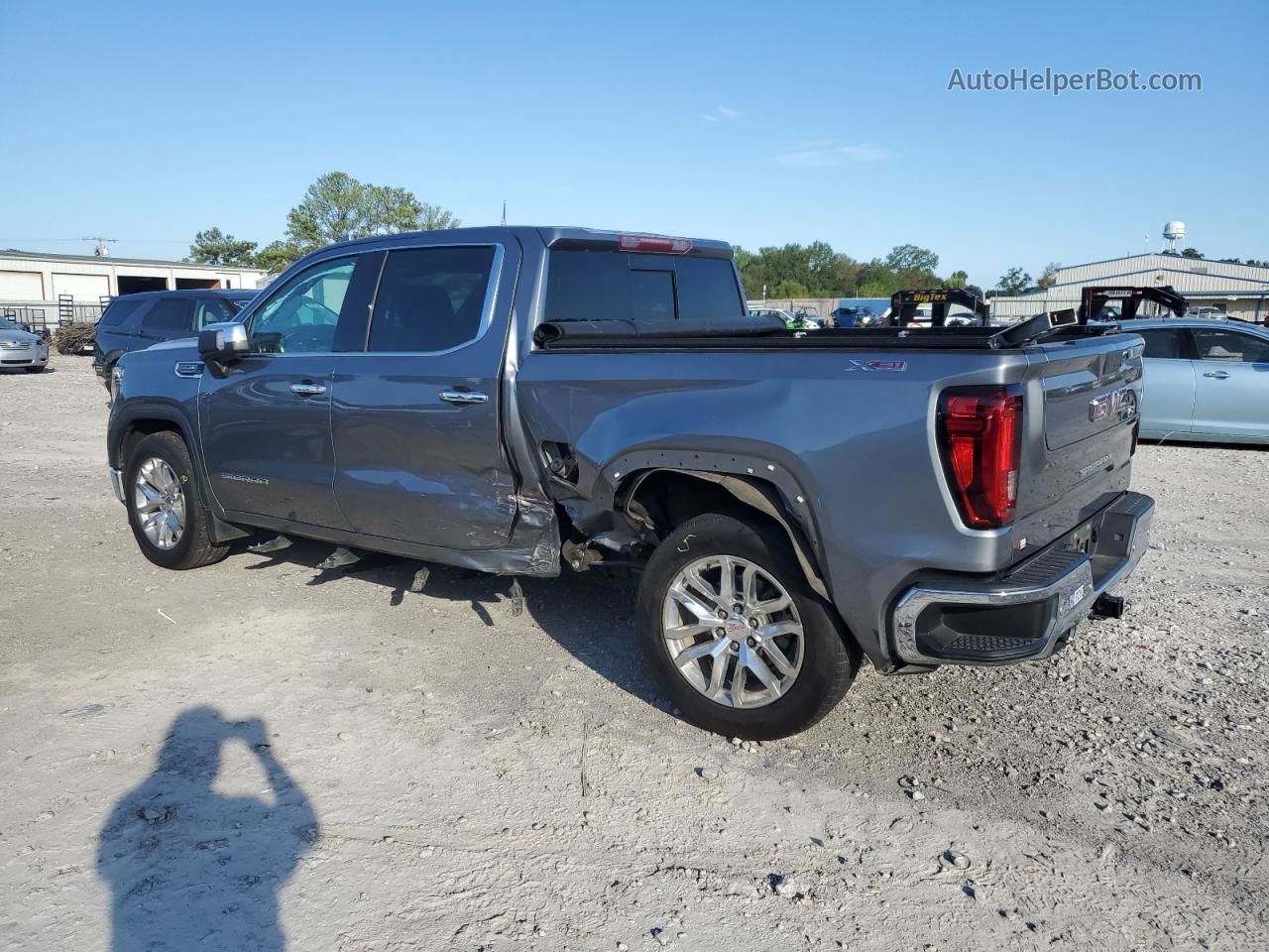 2020 Gmc Sierra K1500 Slt Gray vin: 3GTU9DED3LG312713