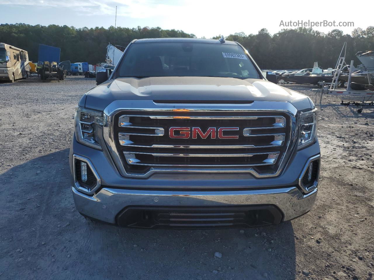 2020 Gmc Sierra K1500 Slt Gray vin: 3GTU9DED3LG312713