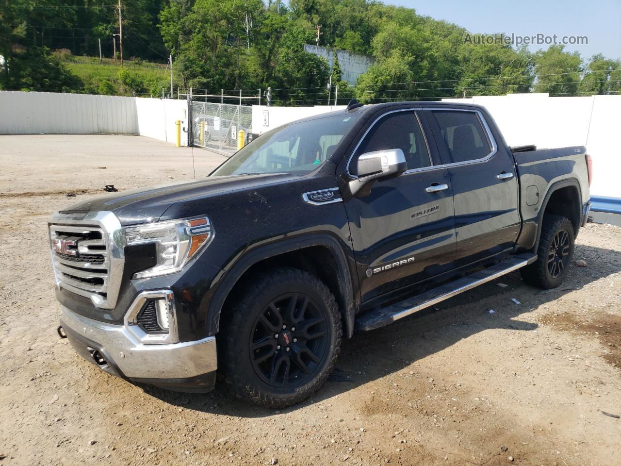 2020 Gmc Sierra K1500 Slt Черный vin: 3GTU9DED4LG241781