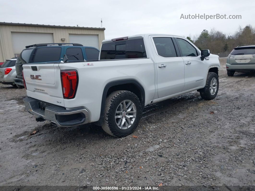 2020 Gmc Sierra 1500 4wd  Short Box Slt White vin: 3GTU9DED4LG304314