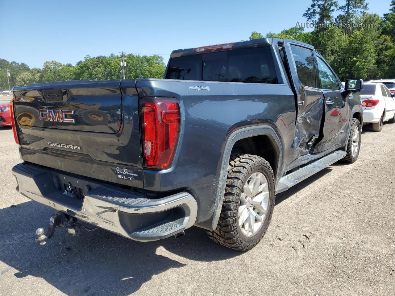 2020 Gmc Sierra K1500 Slt Charcoal vin: 3GTU9DED4LG364500