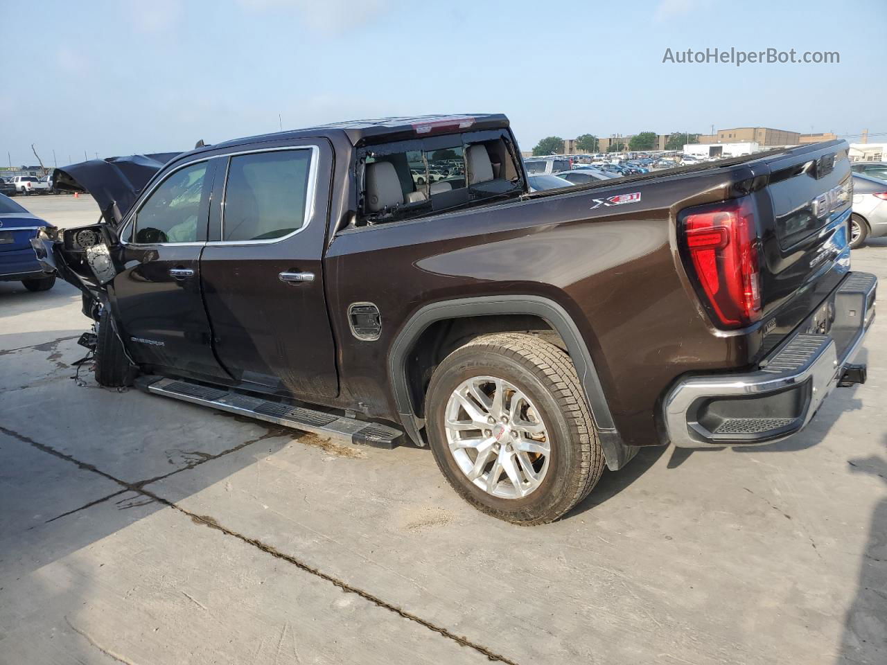 2020 Gmc Sierra K1500 Slt Brown vin: 3GTU9DED8LG183366