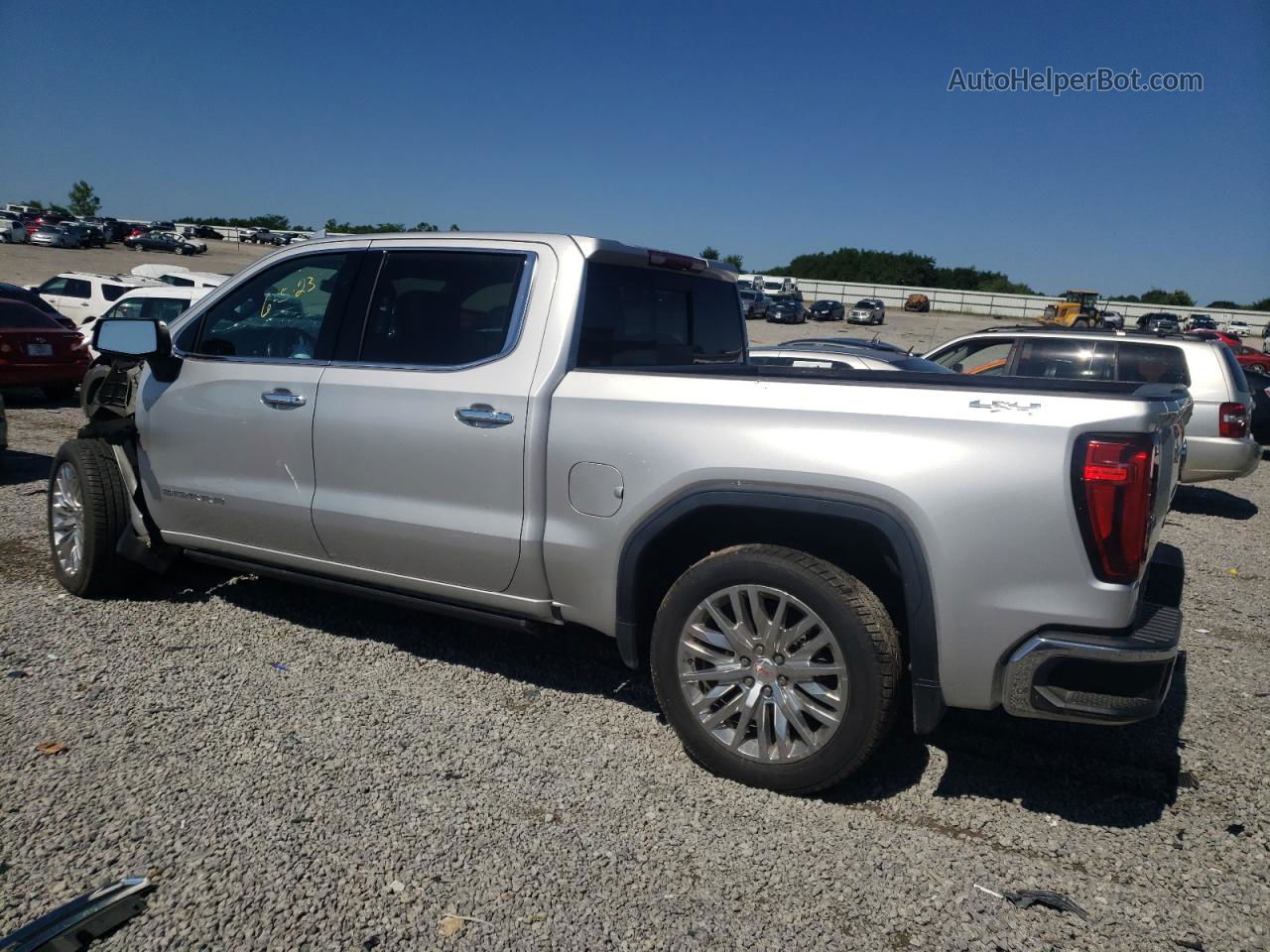 2020 Gmc Sierra K1500 Slt Silver vin: 3GTU9DEL8LG149046