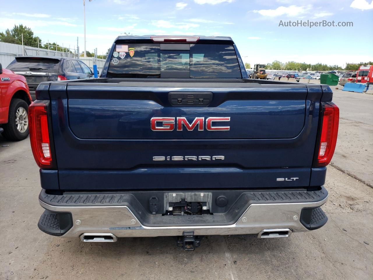 2020 Gmc Sierra K1500 Slt Синий vin: 3GTU9DET5LG199368