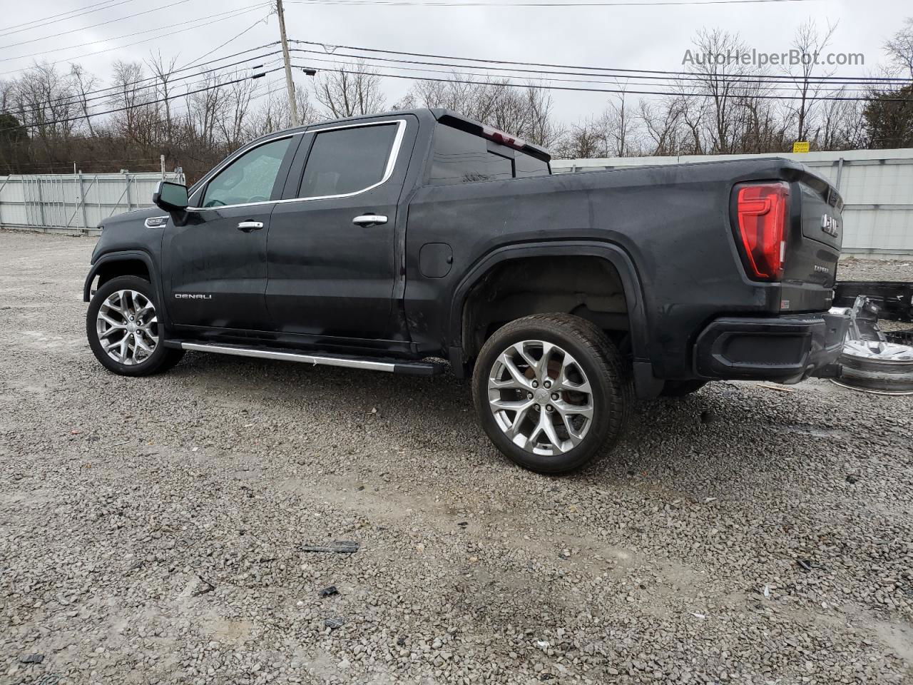 2020 Gmc Sierra K1500 Denali Black vin: 3GTU9FED2LG449699