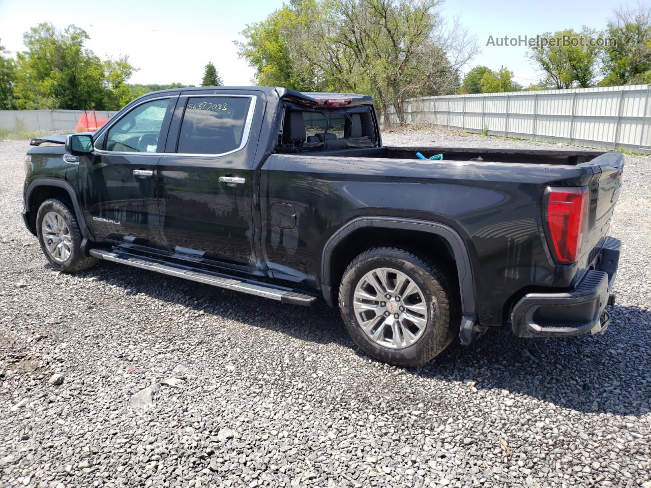 2020 Gmc Sierra K1500 Denali Black vin: 3GTU9FED5LG444531