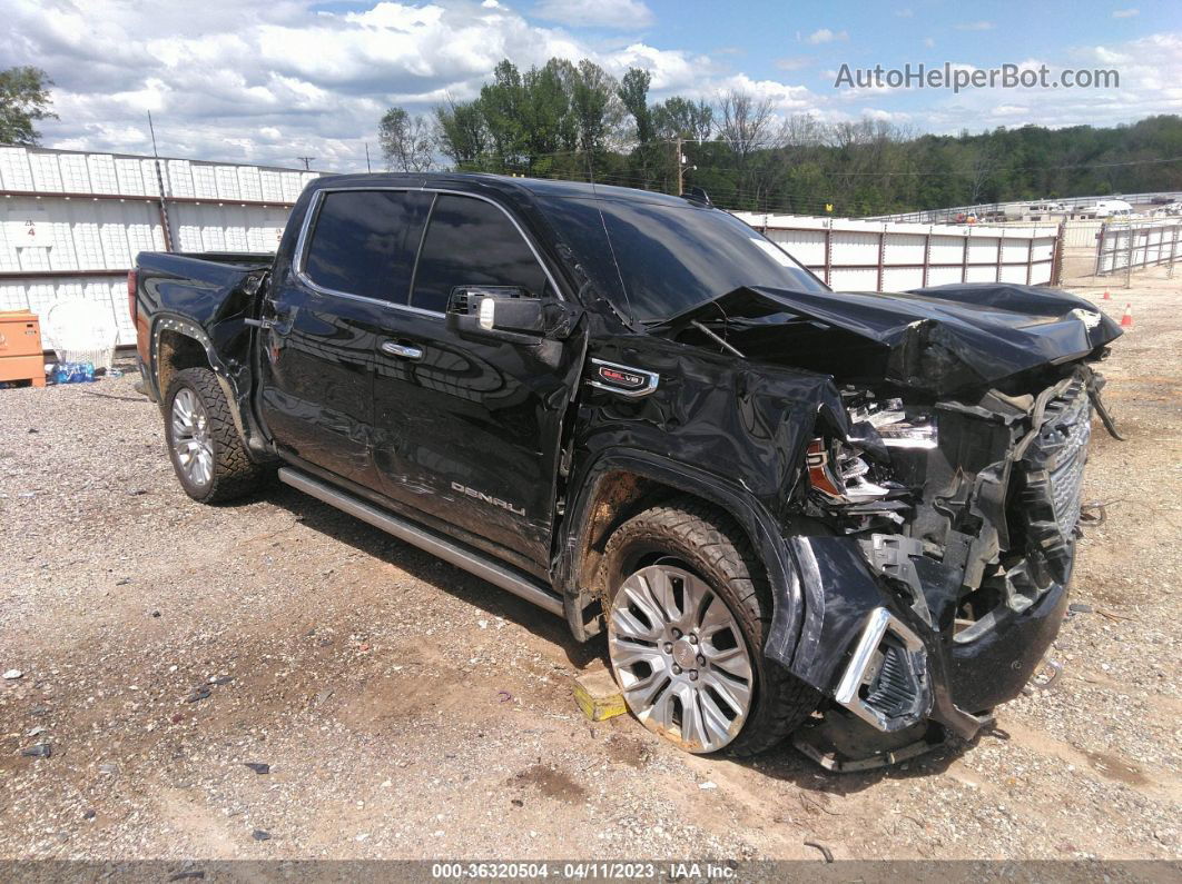 2020 Gmc Sierra 1500 Denali Черный vin: 3GTU9FEL1LG420265