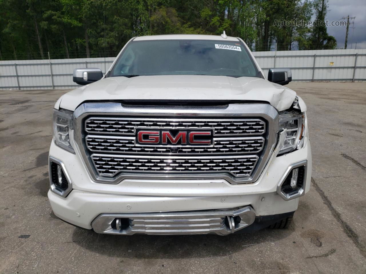 2020 Gmc Sierra K1500 Denali White vin: 3GTU9FEL7LG341702