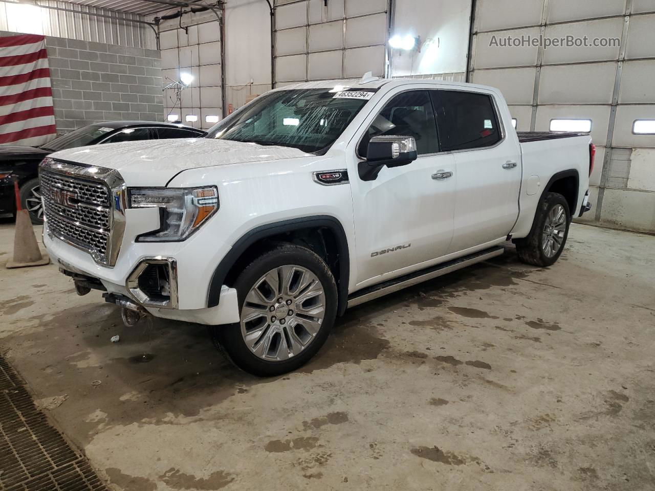 2020 Gmc Sierra K1500 Denali White vin: 3GTU9FEL8LG357410