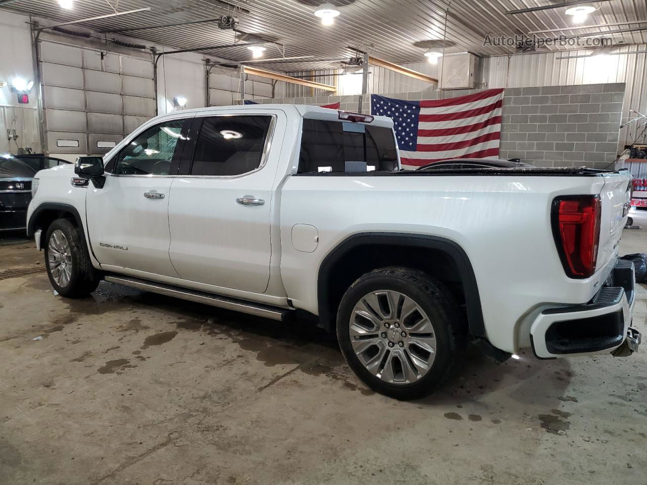 2020 Gmc Sierra K1500 Denali White vin: 3GTU9FEL8LG357410