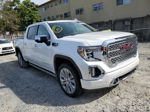 2020 Gmc Sierra K1500 Denali White vin: 3GTU9FET1LG436319