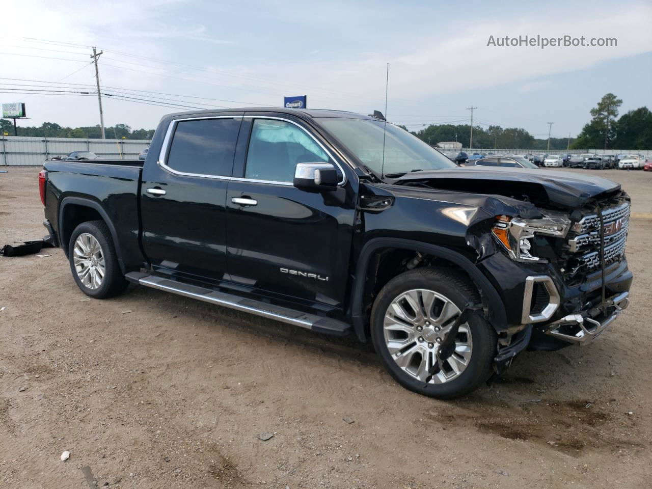 2020 Gmc Sierra K1500 Denali Black vin: 3GTU9FET2LG249378