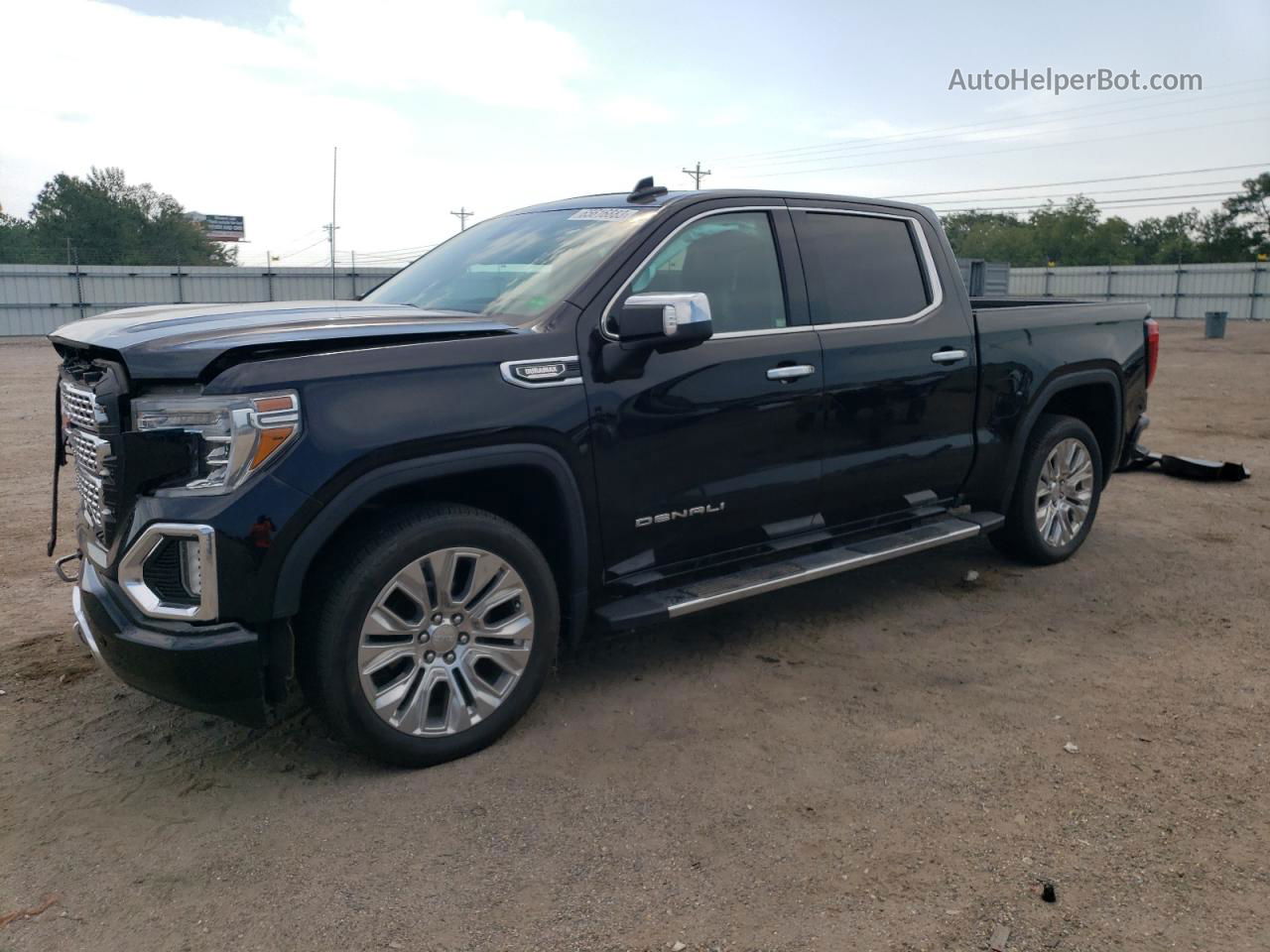 2020 Gmc Sierra K1500 Denali Black vin: 3GTU9FET2LG249378