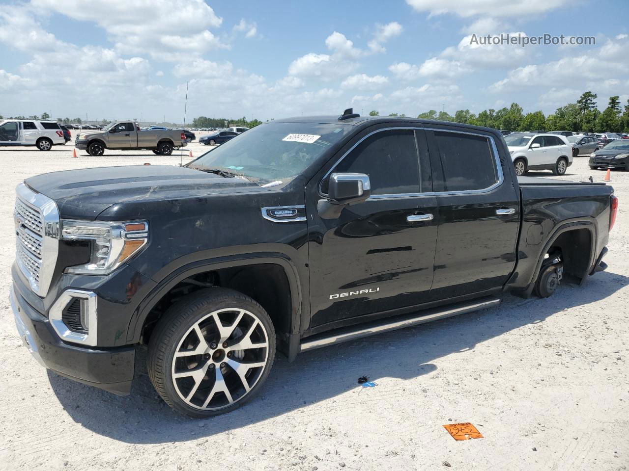 2020 Gmc Sierra K1500 Denali Black vin: 3GTU9FET6LG328844