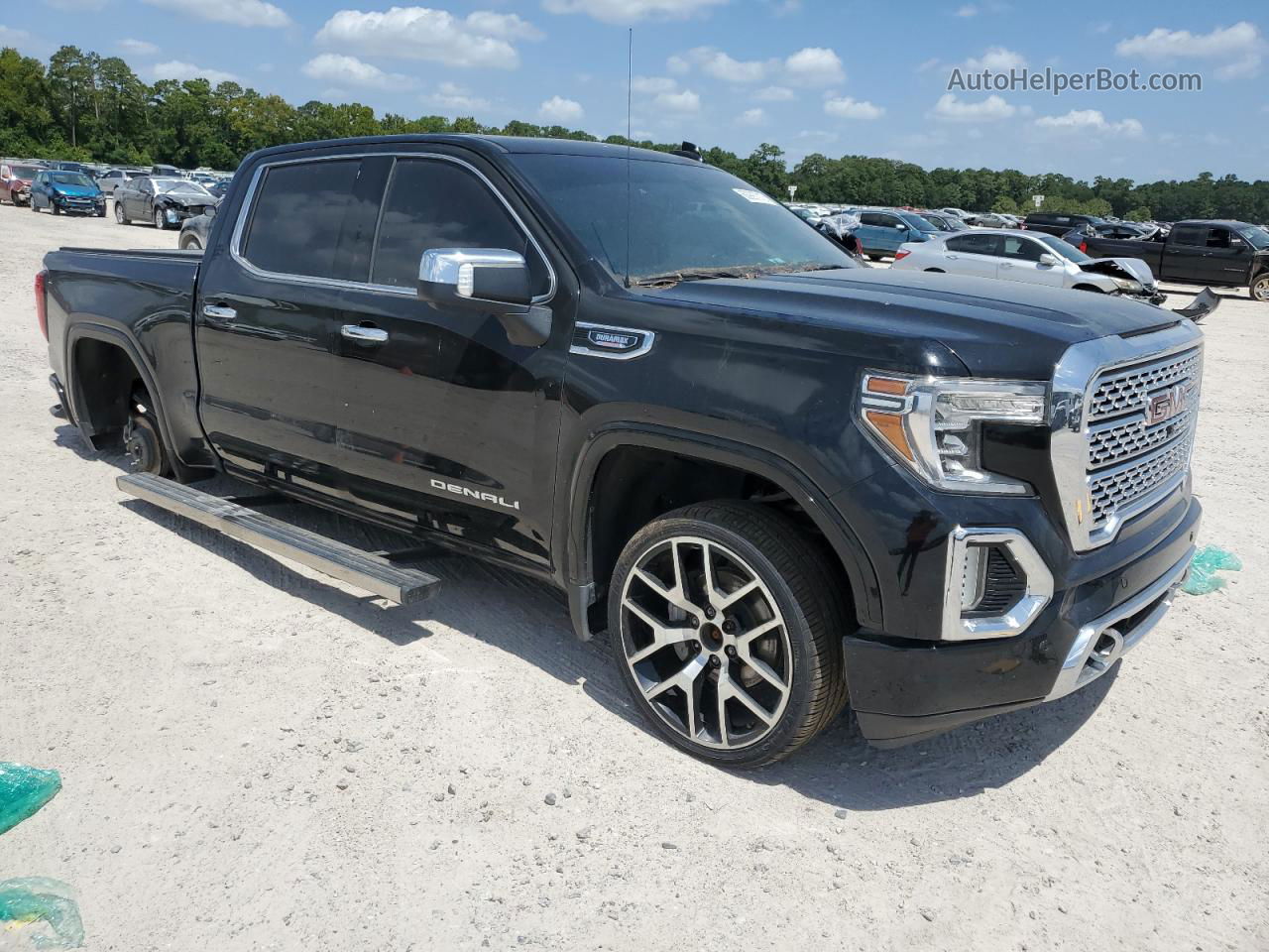 2020 Gmc Sierra K1500 Denali Black vin: 3GTU9FET6LG328844