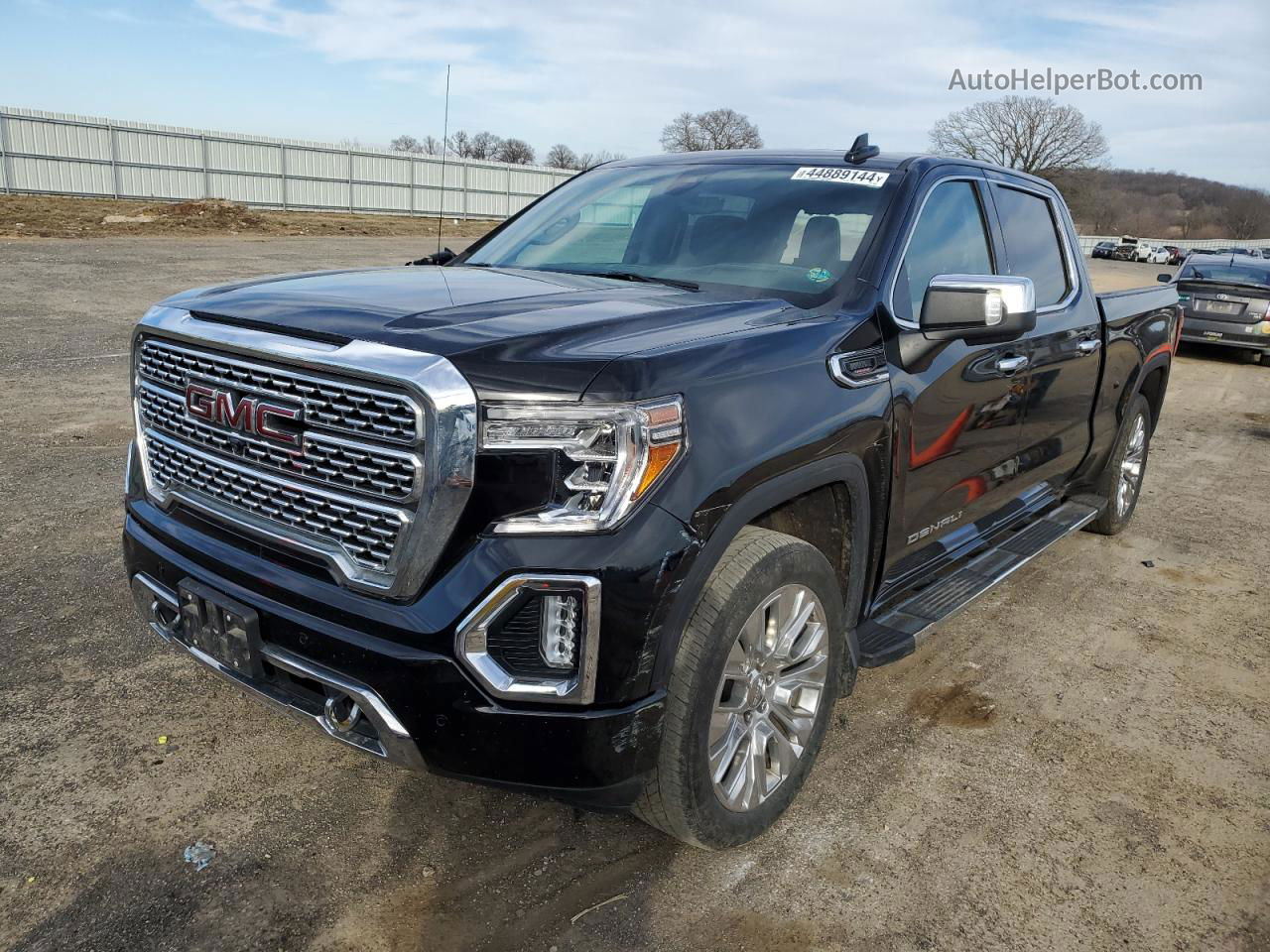 2020 Gmc Sierra K1500 Denali Black vin: 3GTU9FETXLG223398