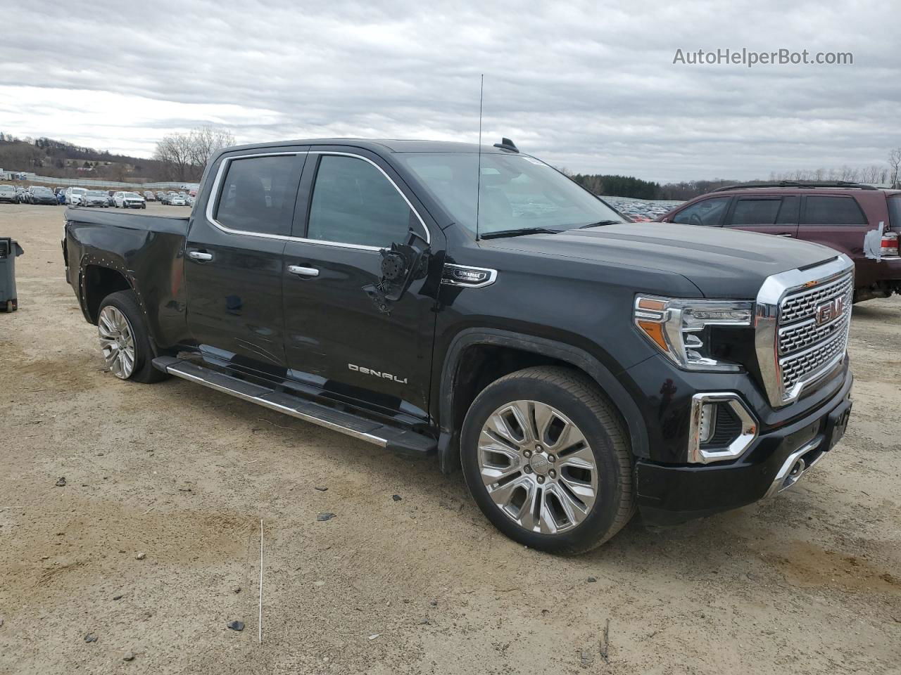 2020 Gmc Sierra K1500 Denali Black vin: 3GTU9FETXLG223398