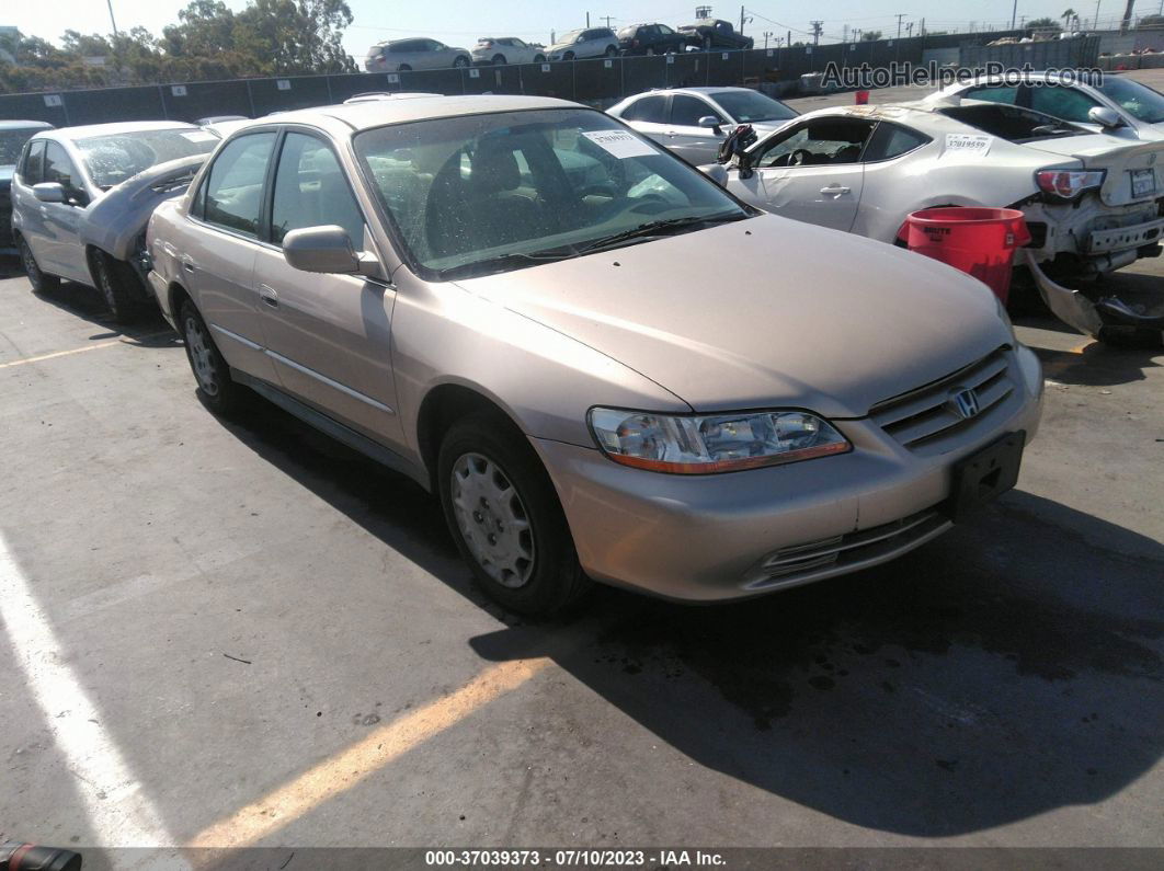 2001 Honda Accord Sdn Lx Tan vin: 3HGCG66511G712742