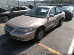 2001 Honda Accord Sdn Lx Tan vin: 3HGCG66511G712742