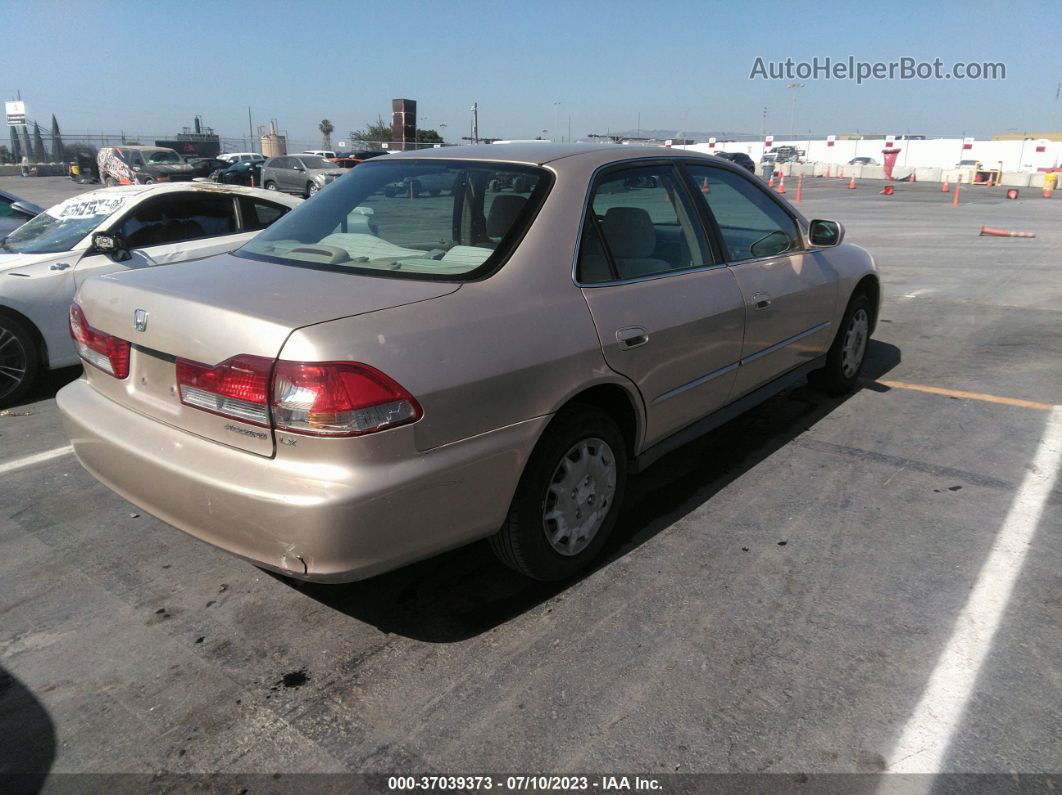 2001 Honda Accord Sdn Lx Tan vin: 3HGCG66511G712742