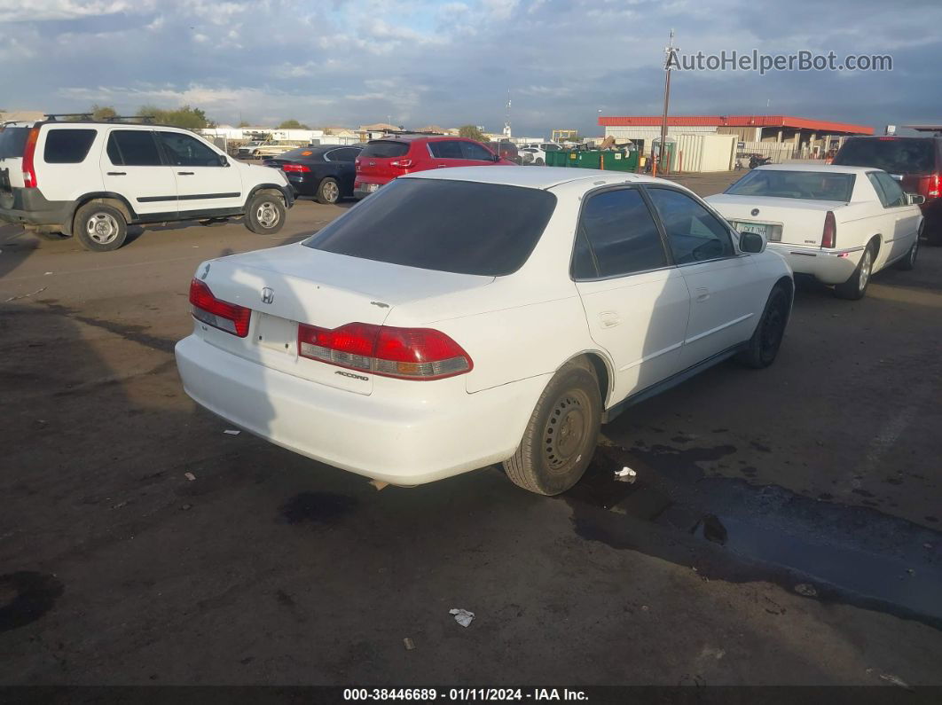 2001 Honda Accord Sdn Lx White vin: 3HGCG66551G700450