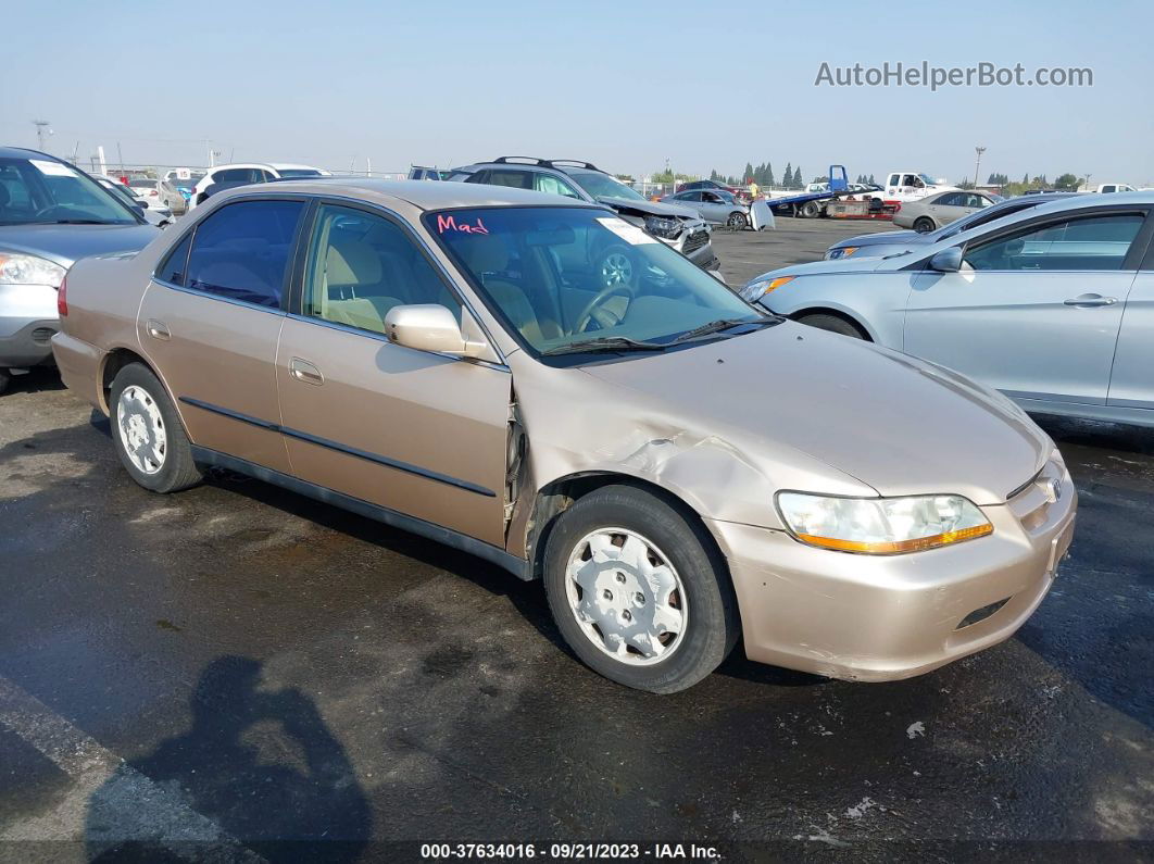 2000 Honda Accord Sdn Lx Champagne vin: 3HGCG6656YG704856