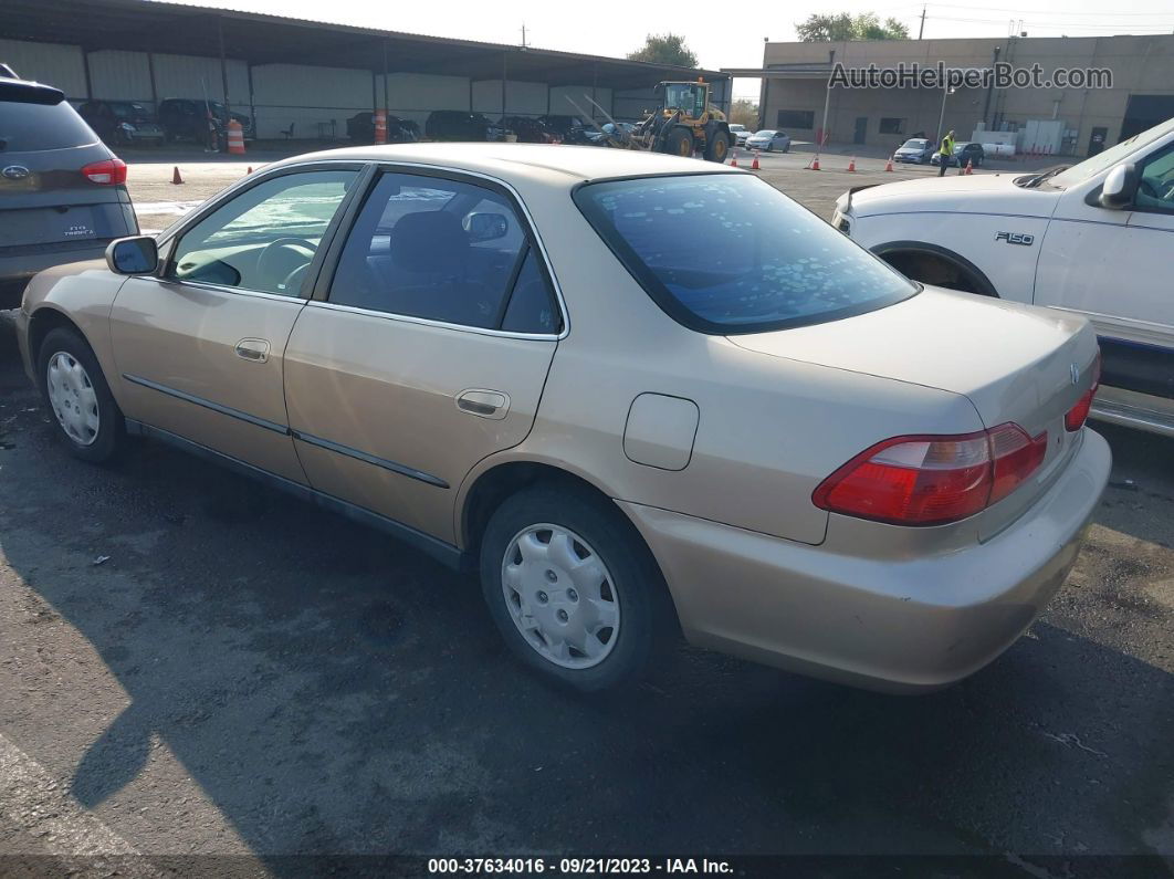 2000 Honda Accord Sdn Lx Champagne vin: 3HGCG6656YG704856