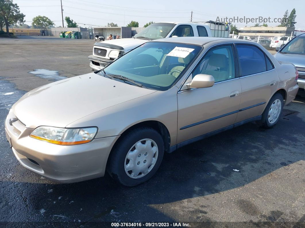 2000 Honda Accord Sdn Lx Champagne vin: 3HGCG6656YG704856