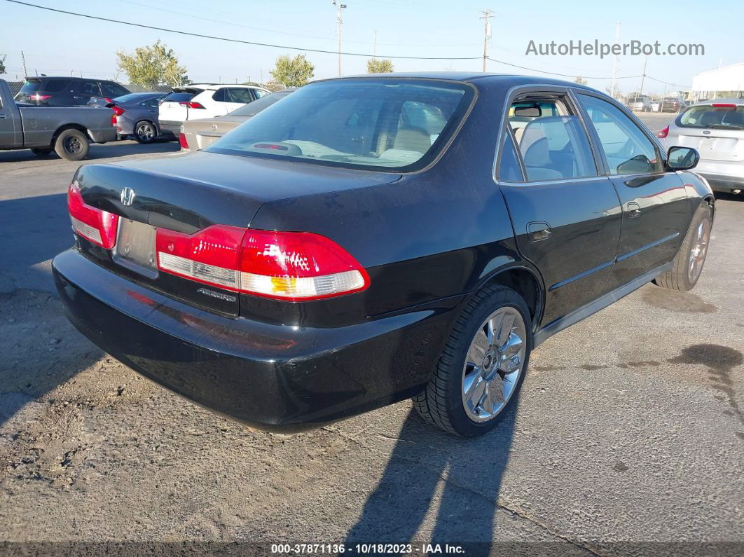 2001 Honda Accord Sdn Lx Black vin: 3HGCG66581G701897