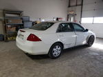 2007 Honda Accord Lx Белый vin: 3HGCM56437G710199