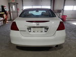 2007 Honda Accord Lx Белый vin: 3HGCM56437G710199