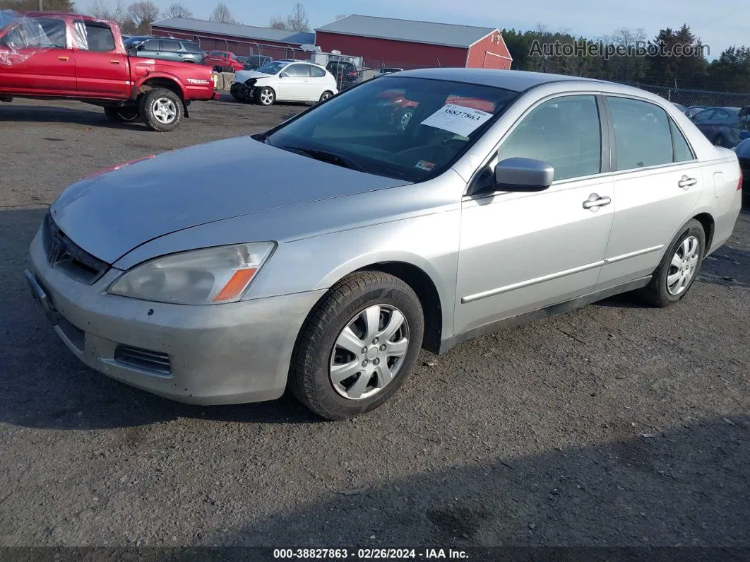 2007 Honda Accord 2.4 Lx Silver vin: 3HGCM56437G710557