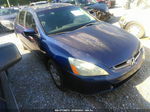 2005 Honda Accord Sdn Lx Blue vin: 3HGCM56445G702755